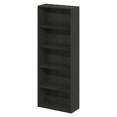 Wooden Bookcase with Open Shelving for Home and Office Storage