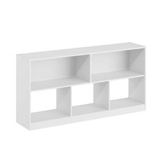 Wooden bookcase with clean design for versatile storage