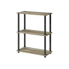 Wooden bookcase with modern design and sturdy construction