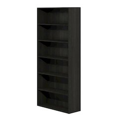 Wooden bookcase with sturdy frame for home organization