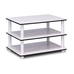 Just 3-Tier No Tools Coffee Table, White