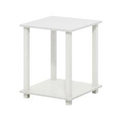 White nightstand set with sleek contemporary style and versatile design