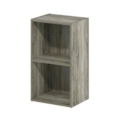 Wood Bookcase with Spacious Shelves and Stylish Finish