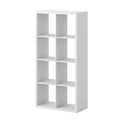 White Wood Open Back Extra Tall Closet Storage Organizer Shelf