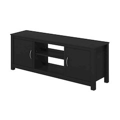 Wooden TV Stand for 65 Inch Screens with Storage and Modern Design