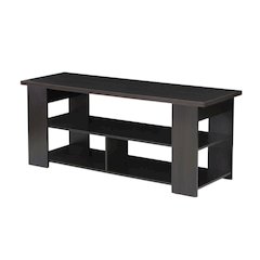 Espresso TV Stand for Up to 50-Inch with Composite Wood Finish