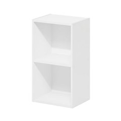Wooden bookcase with ample storage, modern design, sturdy construction