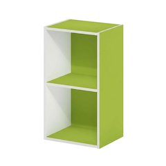 Storage solution with 2 open tiers, suitable for living room or office