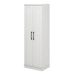 White Tall Multipurpose Storage Cabinet, Pantry Tower
