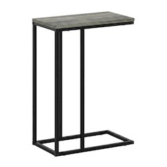 French Oak Grey, Side Table, Quality Build, Durable Wood Frame