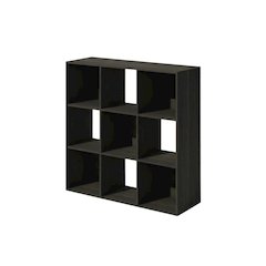 Wood Bookcase with Open Shelving for Living Room Storage