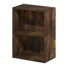 Wooden bookcase with sleek design for home or office storage