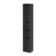 Wooden bookcase with modern design for home or office storage