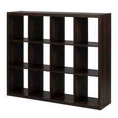 Brown 8-Cube Open Storage Organizer, Modular Shelving Unit
