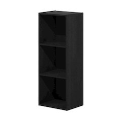 Blackwood 3-Tier No Tool Assembly Bookcase with Open Shelves for Storage