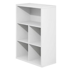Wooden bookcase with modern design and sturdy construction
