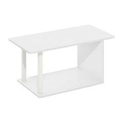 White Coffee Table with Modern Minimalist Design and Durable Construction