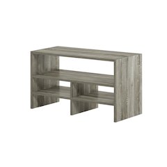 French Oak Desk Top Organizing Shelf Bookcase for Home Storage