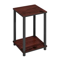 Wood Bookcase with Adjustable Shelves and Sturdy Construction