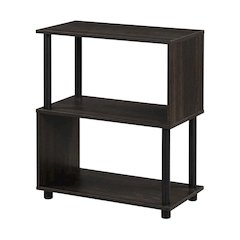 Wooden Bookcase with Shelving for Home Office and Living Room Storage