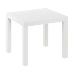 White, Side Table, Quality Build, Durable Wood Frame
