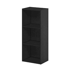 Blackwood 3-Tier Open Shelf Bookcase with Sturdy Wood Construction