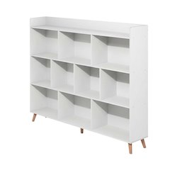 Bookshelf with Engineered Wood Finish for Home Office and Living Room