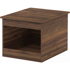 Furinno Peli Top Opening Litter Box Enclosure, Columbia Walnut