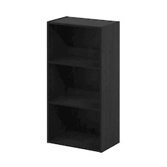 Blackwood 3-Tier Open Shelf Bookcase with Sturdy Wooden Design
