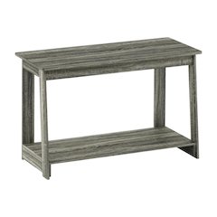 Wooden TV Stand in French Oak Grey with Modern Storage Design