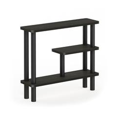 Furinno Turn-N-Tube Slim Space Saving Storage Rack, Espresso/Black