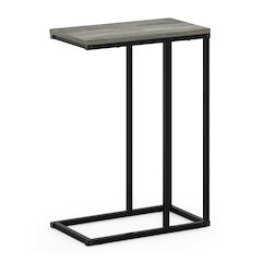 Furinno Camnus Modern Living Sofa Side Table, French Oak Grey