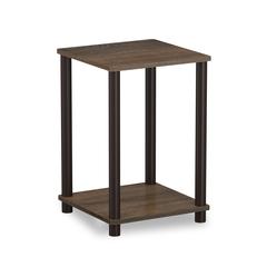 Furinno Turn-N-Tube Haydn End Table, Walnut/Brown