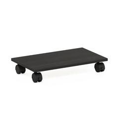 Furinno Econ Home Office Under Desk CPU/Printer Holder with Wheels, Espresso