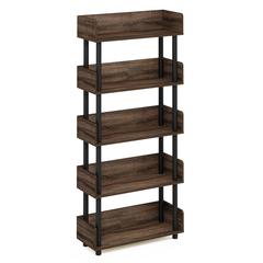Furinno Turn-N-Tube 5-Tier Toolless Freestanding Multipurposes Display Rack