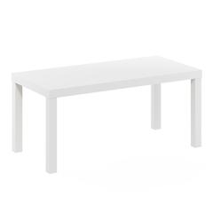 Furinno Classic Simple Coffee Table for Living Room, White