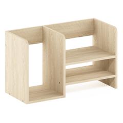 Wood Desktop Book and Home Office Supplies Storage Organizer,