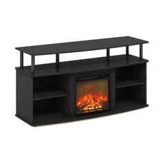 Open Shelving Storage Fireplace Entertainment Center for TV up to 55 Inch