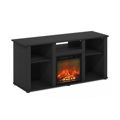 Fireplace TV Entertainment Center with Open Storage Compartment for TV up to 55"
