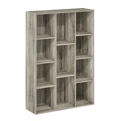 Luder 11-Cube Reversible Open Shelf Bookcase, French Oak
