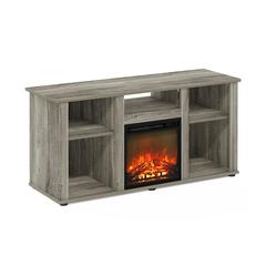 Fireplace TV Entertainment Center with Open Storage Compartment for TV up to 55"