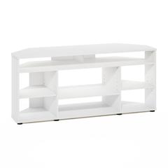 Jensen Corner TV Stand TV up to 55 Inches, White