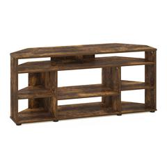 Jensen Corner TV Stand TV up to 55 Inches, Amber Pine