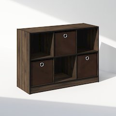 Cubic Multipurpose Clothing & Closet Storage Organizer Shelf with Bin Drawers