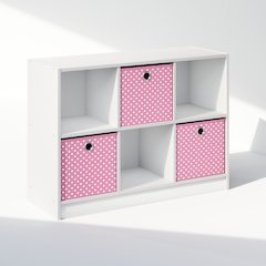 Cubic Multipurpose Clothing & Closet Storage Organizer Shelf with Bin Drawers