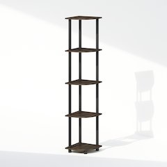 Turn-N-Tube 5 Tier Multipurpose Corner Display Rack Shelving Unit