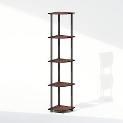 Turn-N-Tube 5 Tier Multipurpose Corner Display Rack Shelving Unit