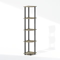 Turn-N-Tube 5 Tier Multipurpose Corner Display Rack Shelving