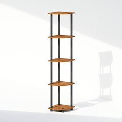 Turn-N-Tube 5 Tier Multipurpose Corner Display Rack Shelving Unit