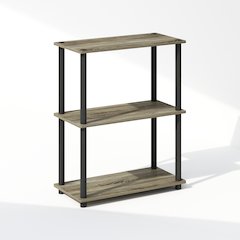 Turn-N-Tube 3-Tier Multipurpose Compact Display Rack, Shelving Unit, Bookcase